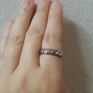 18K and Sterling Silver Ring